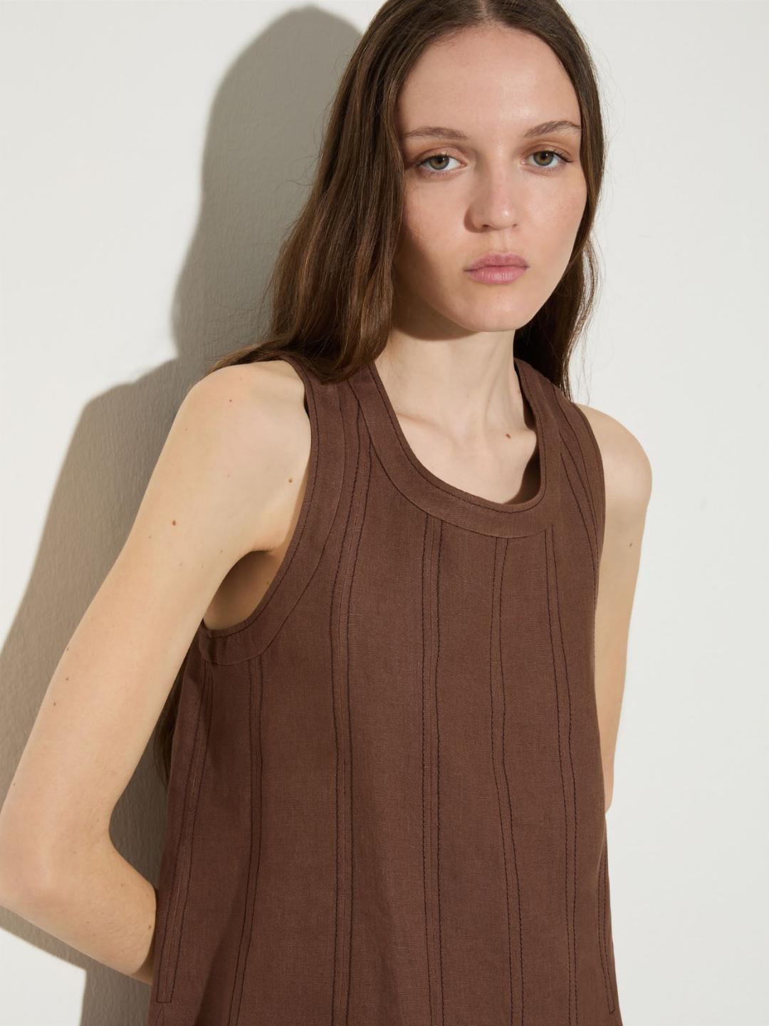 Mini dress in puro lino | Max&Co Mini dress in puro lino - vista alternativa - 4 | Max&Co