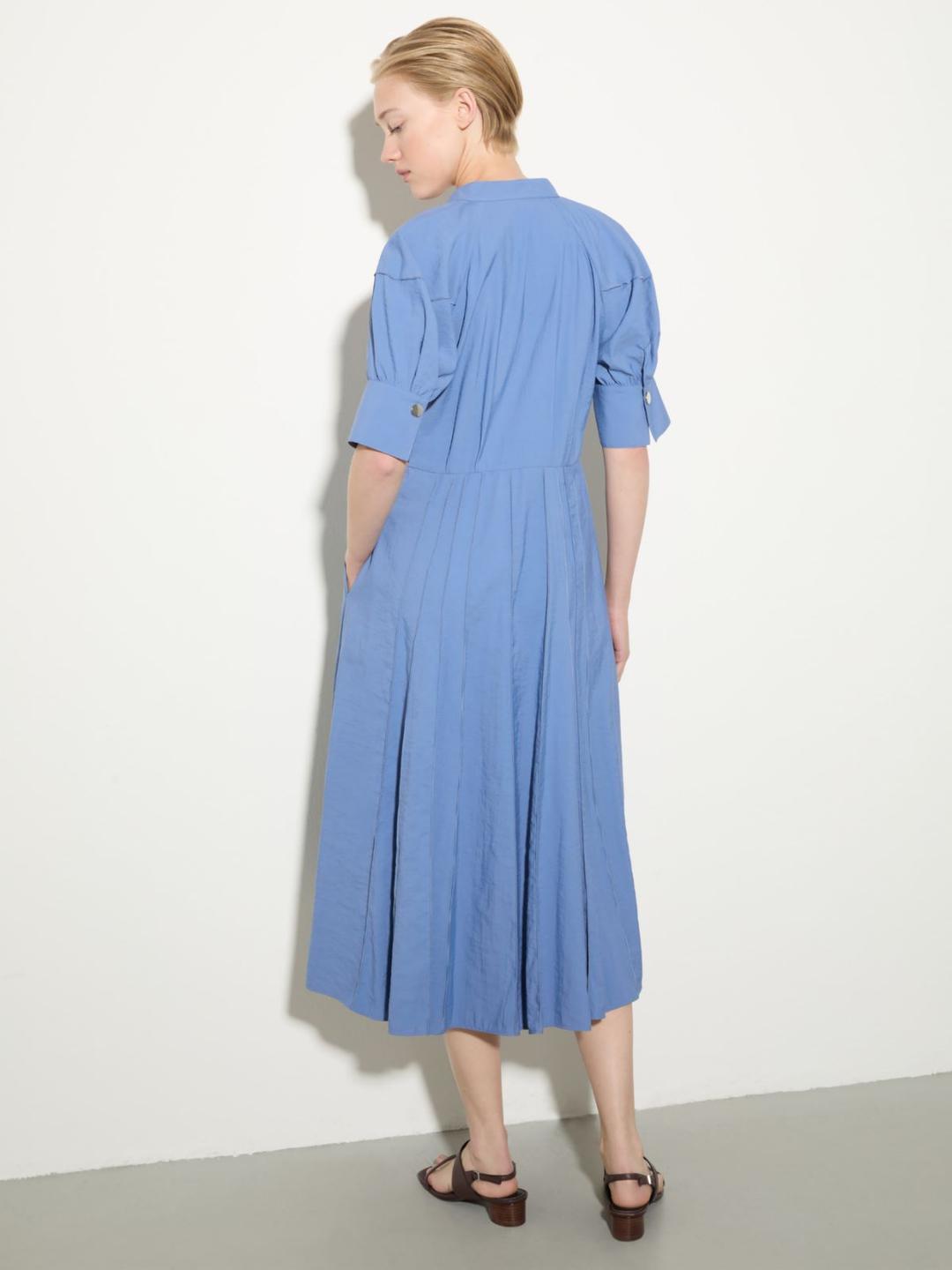 Abito fit & flare in nylon fluido | Max&Co Abito fit & flare in nylon fluido - vista alternativa - 10 | Max&Co
