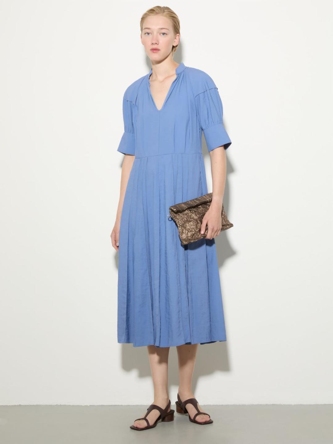 Abito fit & flare in nylon fluido | Max&Co Abito fit & flare in nylon fluido - vista alternativa - 10 | Max&Co