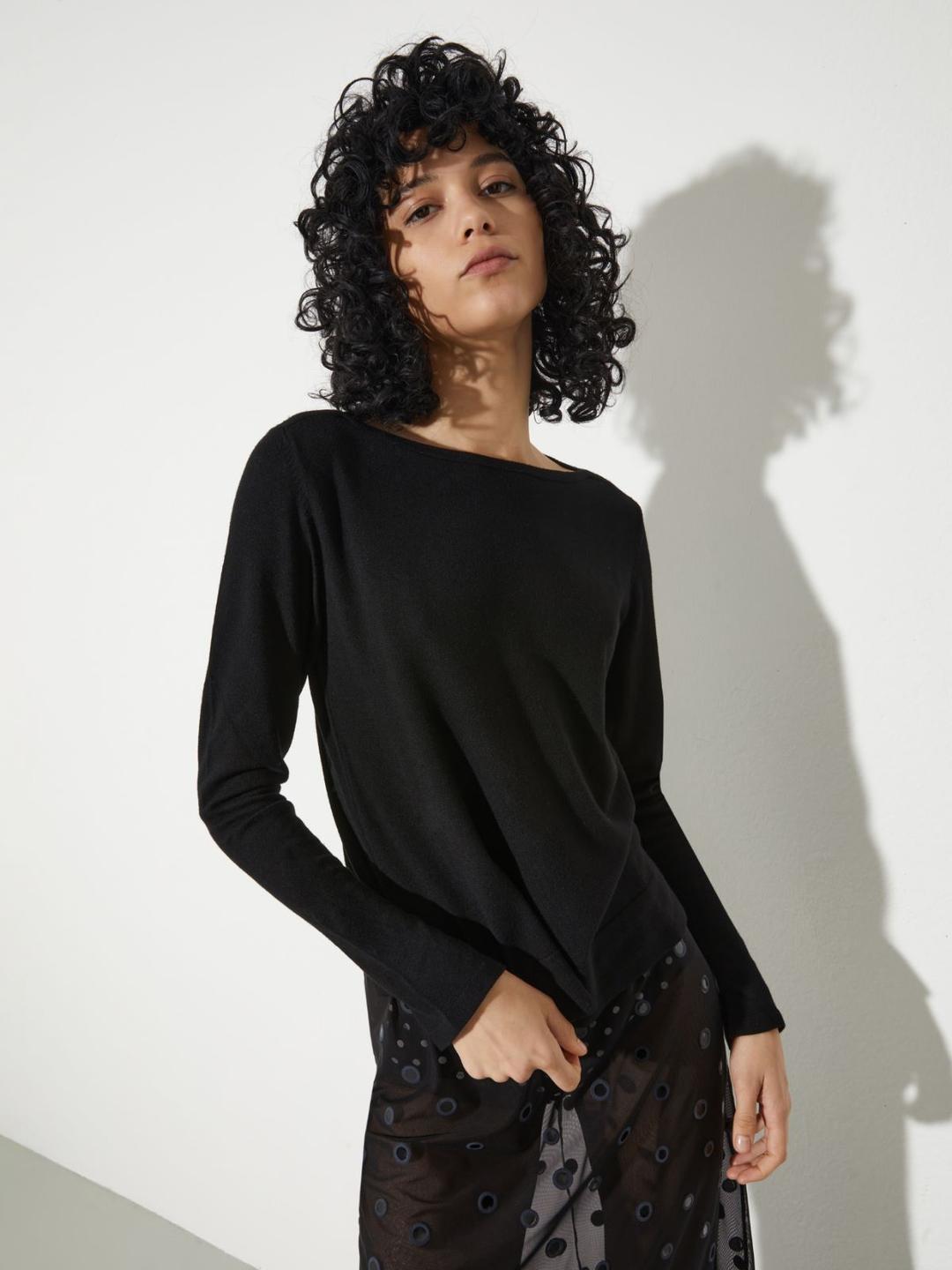 Maglia con scollo a barchetta | Max&Co Maglia con scollo a barchetta - vista alternativa - 1 | Max&Co