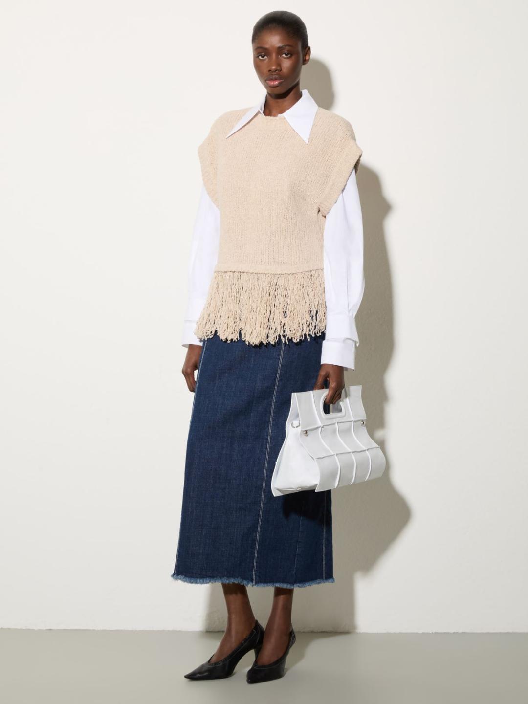 Maglia bouclé con frangia | Max&Co Maglia bouclé con frangia - vista alternativa - 0 | Max&Co