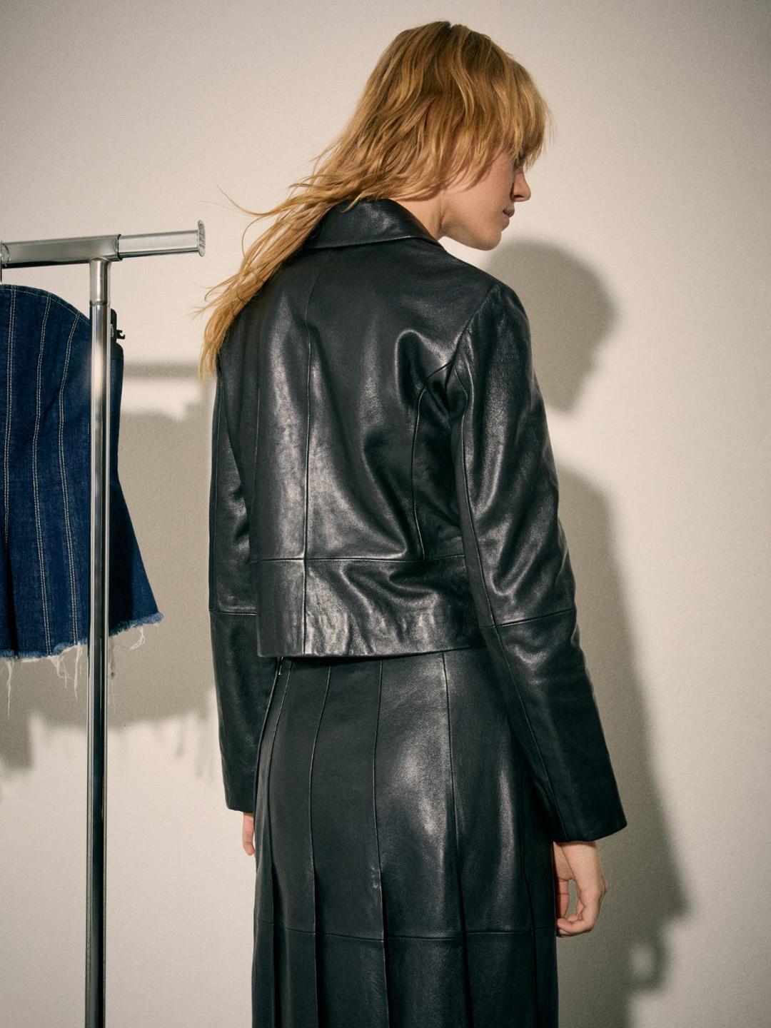 Giacca in nappa Sami Miró &Co.llaboration | Max&Co Giacca in nappa Sami Miró &Co.llaboration - vista alternativa - 1 | Max&Co