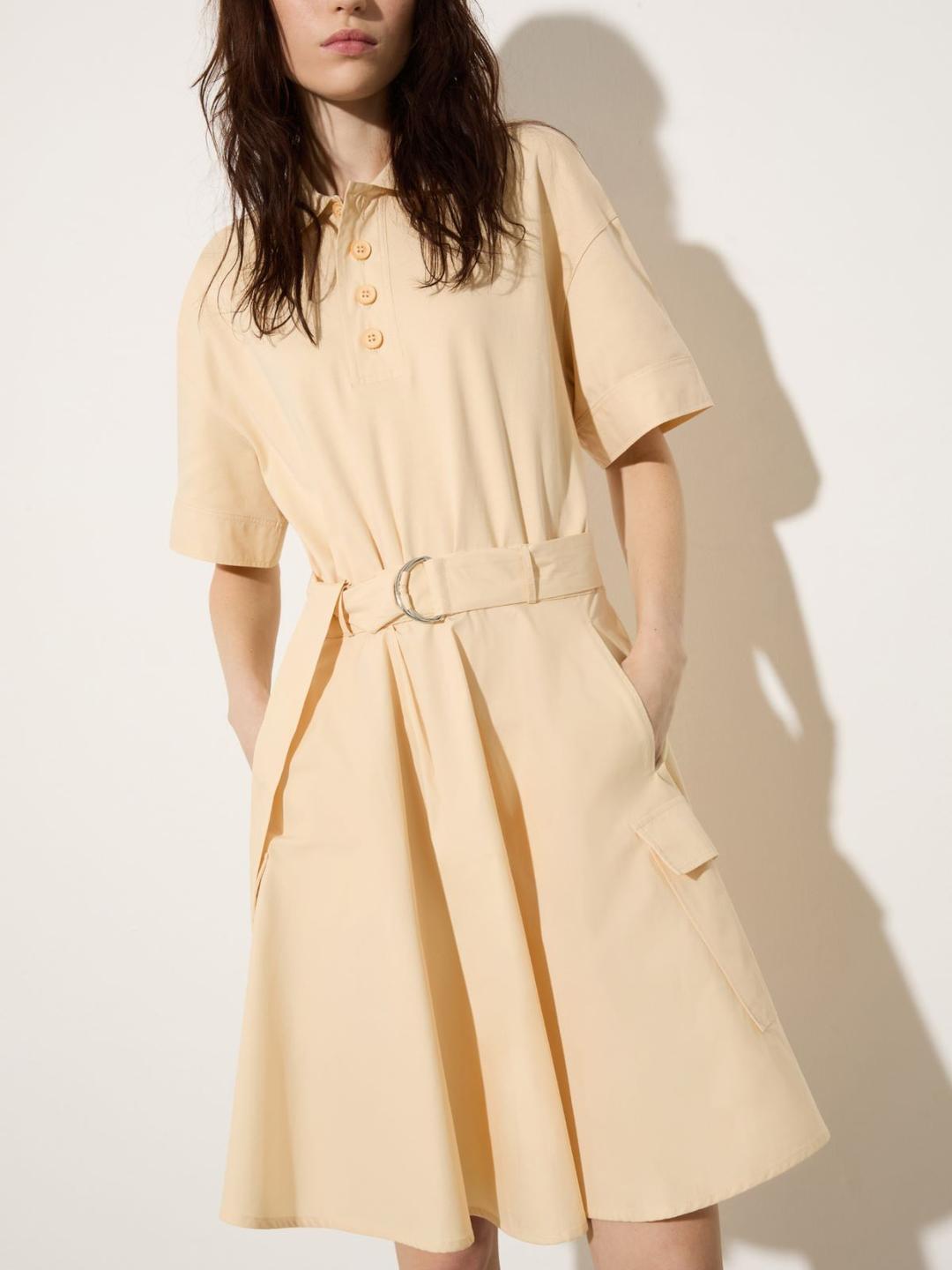 Abito polo in jersey e popeline | Max&Co Abito polo in jersey e popeline - vista alternativa - 0 | Max&Co