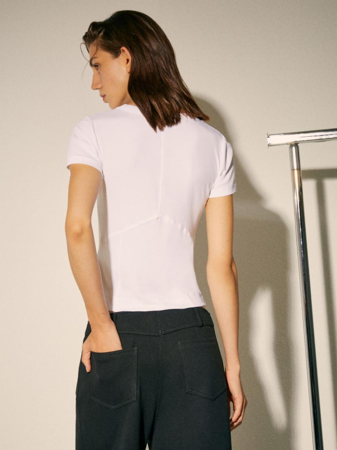 T-shirt a costine Sami Miró &Co.llaboration | Max&Co T-shirt a costine Sami Miró &Co.llaboration - vista alternativa - 8 | Max&Co