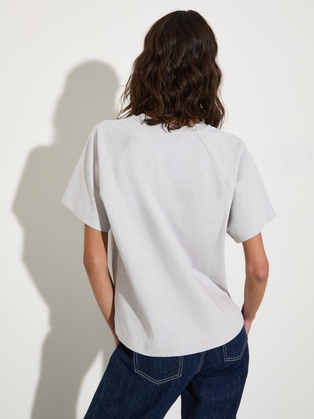 T-shirt in cotone e lino | Max&Co T-shirt in cotone e lino - vista alternativa - 17 | Max&Co