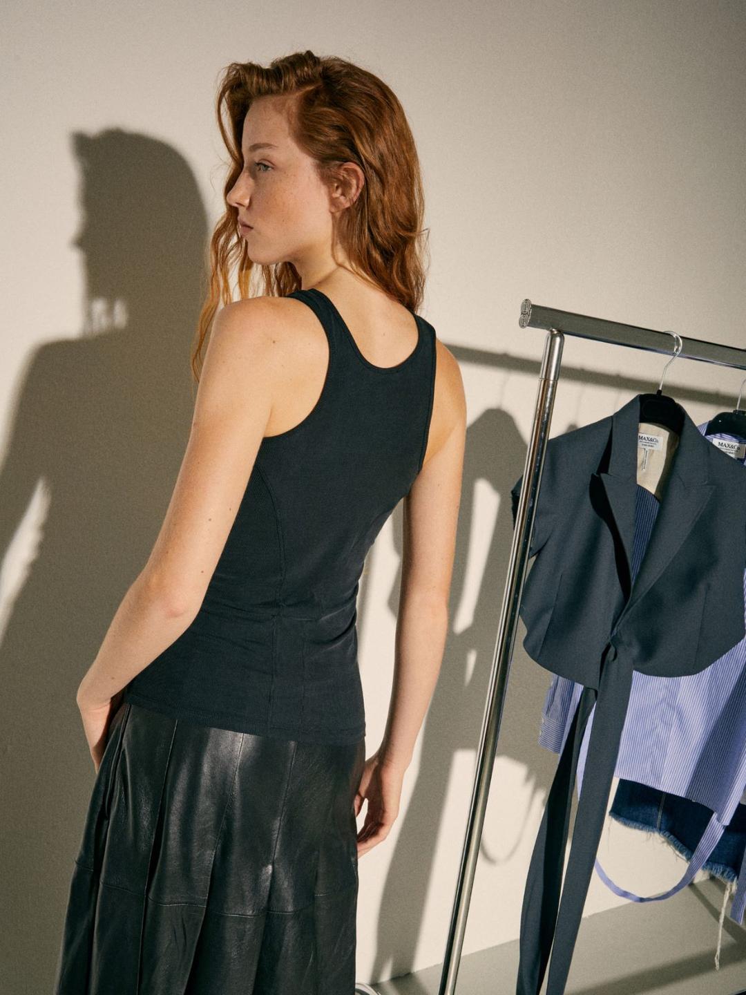 Canotta a costine Sami Miró &Co.llaboration | Max&Co Canotta a costine Sami Miró &Co.llaboration - vista alternativa - 2 | Max&Co