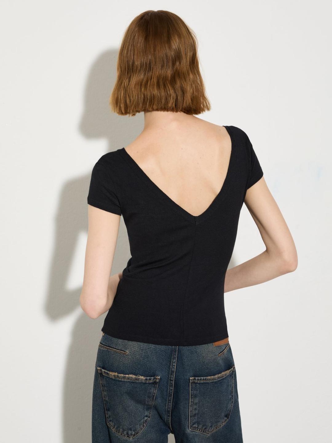 T-shirt slim in jersey comfort | Max&Co T-shirt slim in jersey comfort - vista alternativa - 16 | Max&Co