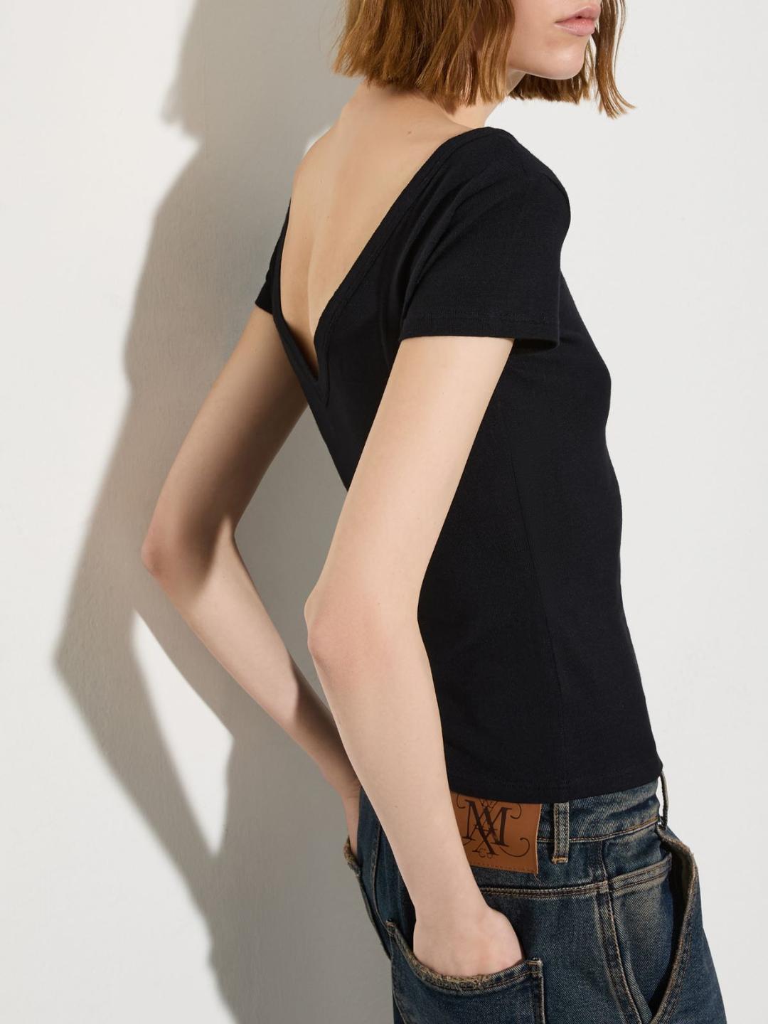 T-shirt slim in jersey comfort | Max&Co T-shirt slim in jersey comfort - vista alternativa - 16 | Max&Co