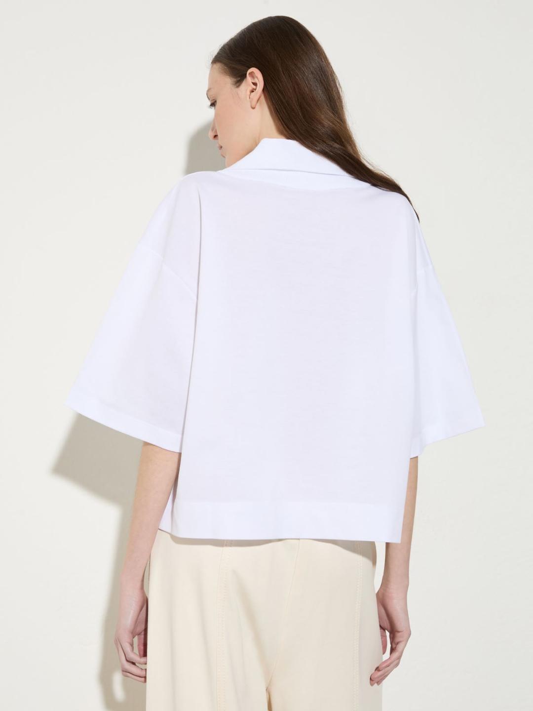 Layered T-shirt in cotone e lino | Max&Co Layered T-shirt in cotone e lino - vista alternativa - 25 | Max&Co