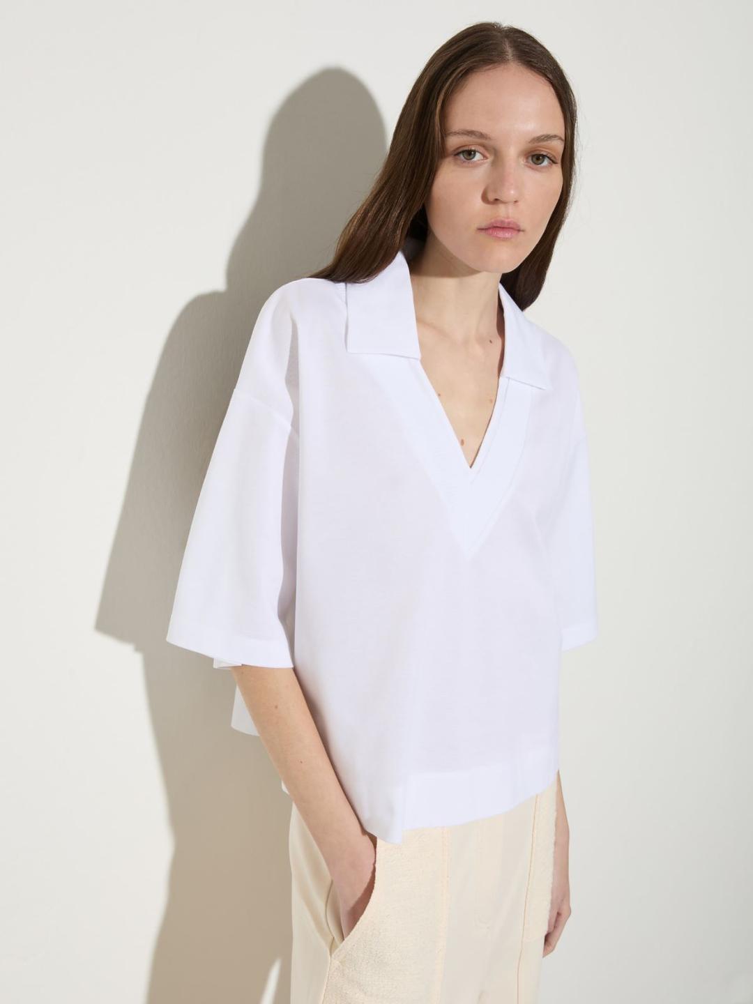 Layered T-shirt in cotone e lino | Max&Co Layered T-shirt in cotone e lino - vista alternativa - 25 | Max&Co