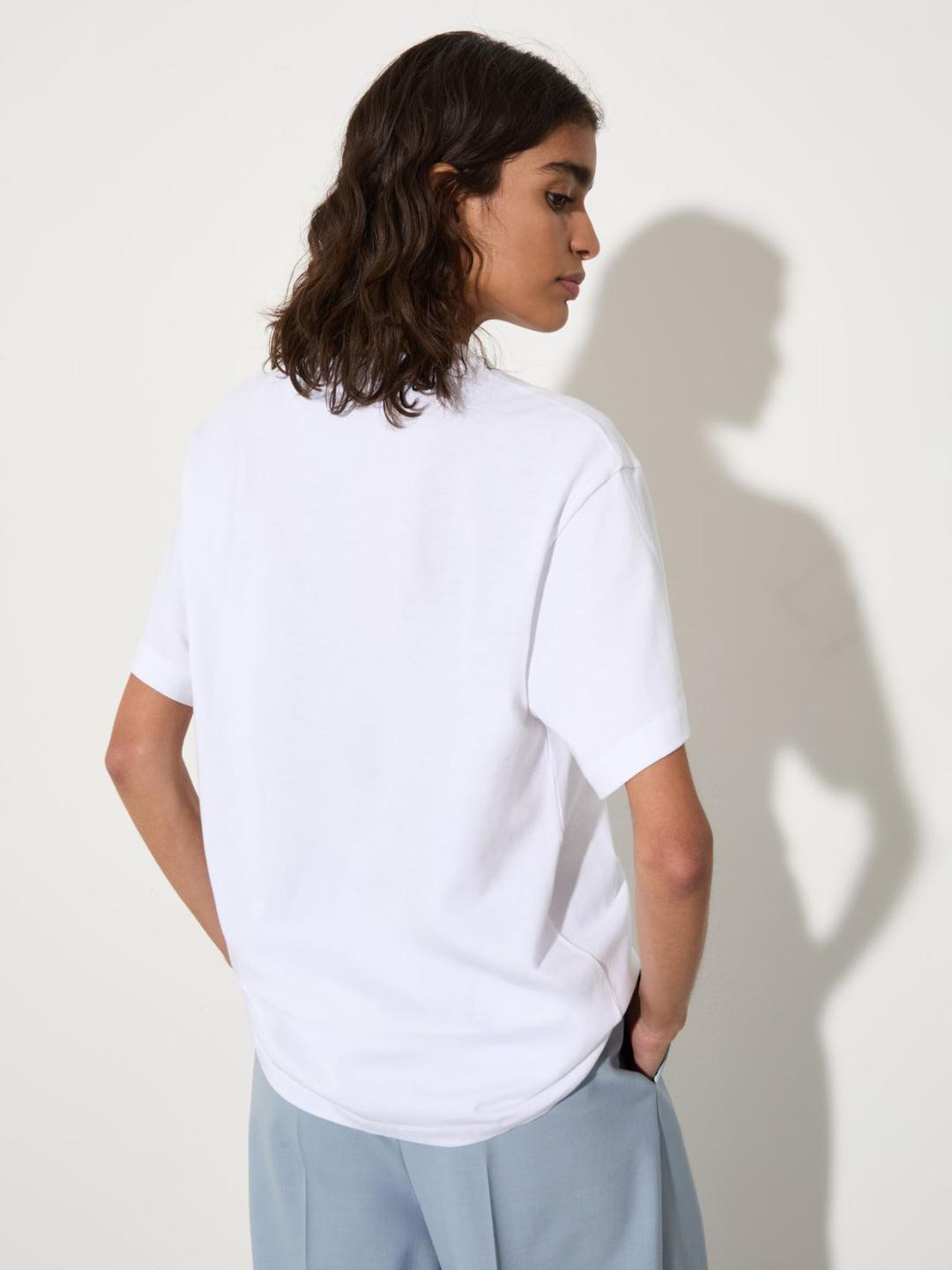 Logo T-shirt in jersey di cotone | Max&Co Logo T-shirt in jersey di cotone - vista alternativa - 5 | Max&Co