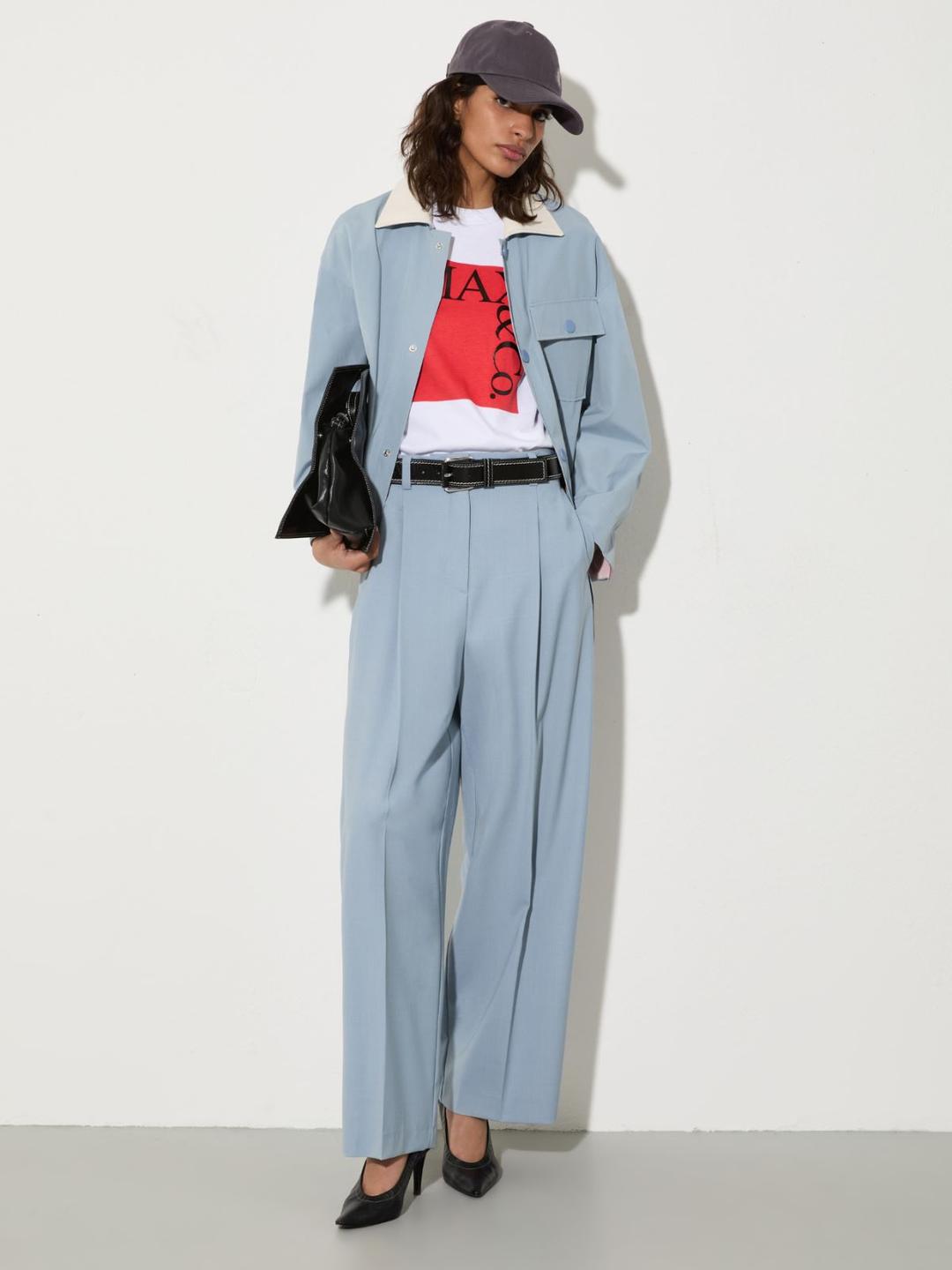 Logo T-shirt in jersey di cotone | Max&Co Logo T-shirt in jersey di cotone - vista alternativa - 5 | Max&Co