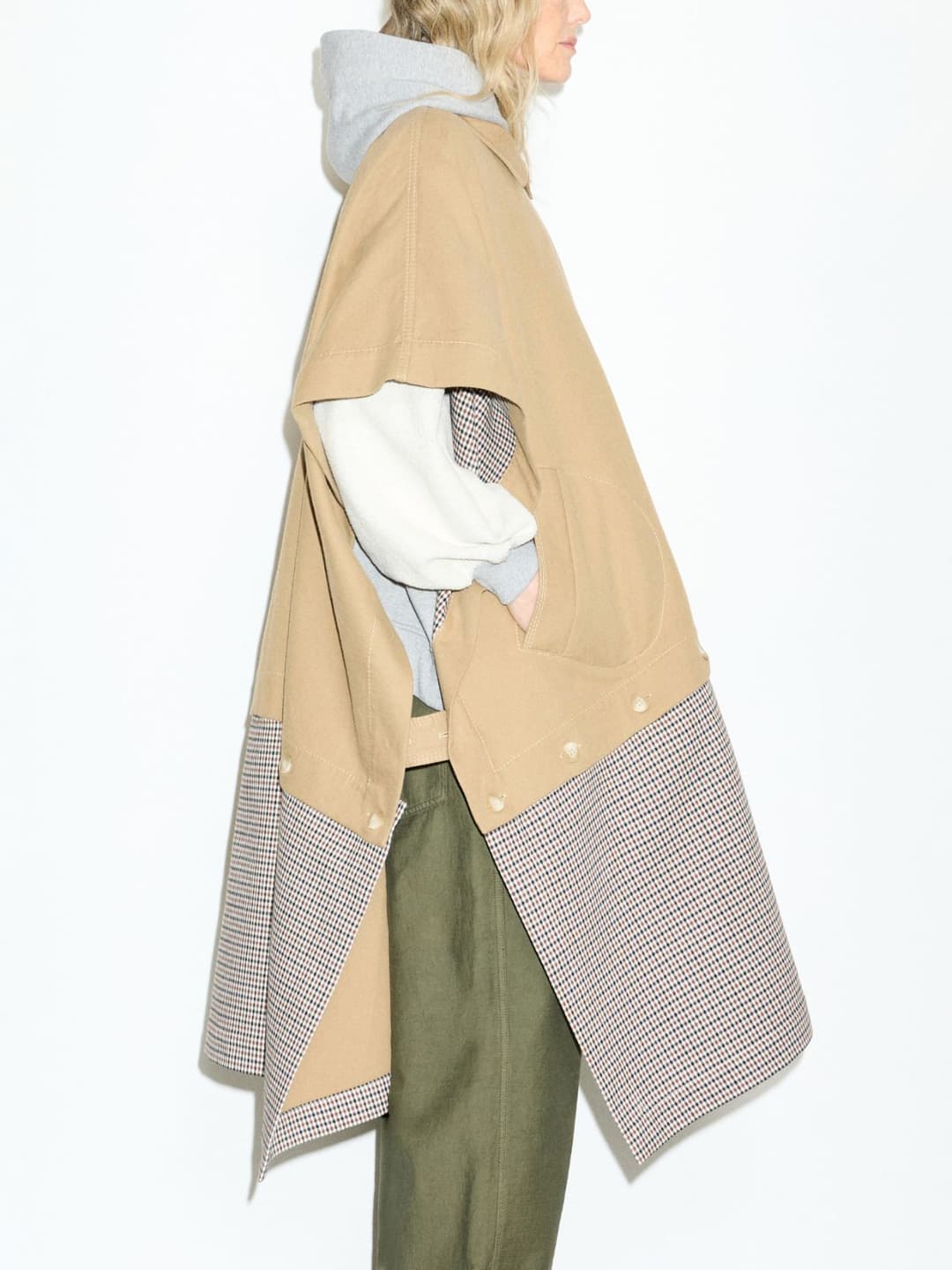 Poncho double face scomponibile | Max&Co Poncho double face scomponibile - vista alternativa - 9 | Max&Co