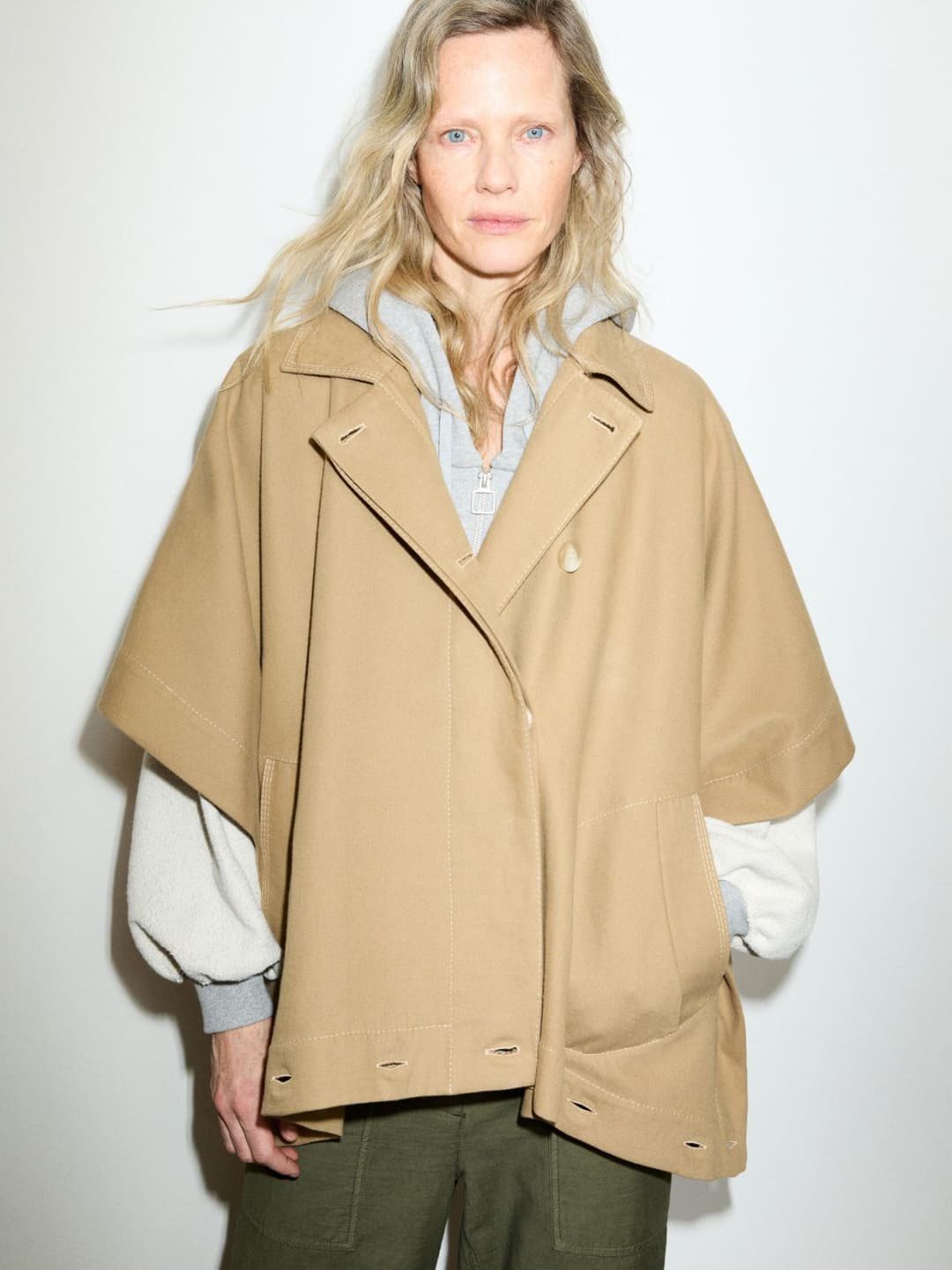 Poncho double face scomponibile | Max&Co Poncho double face scomponibile - vista alternativa - 9 | Max&Co