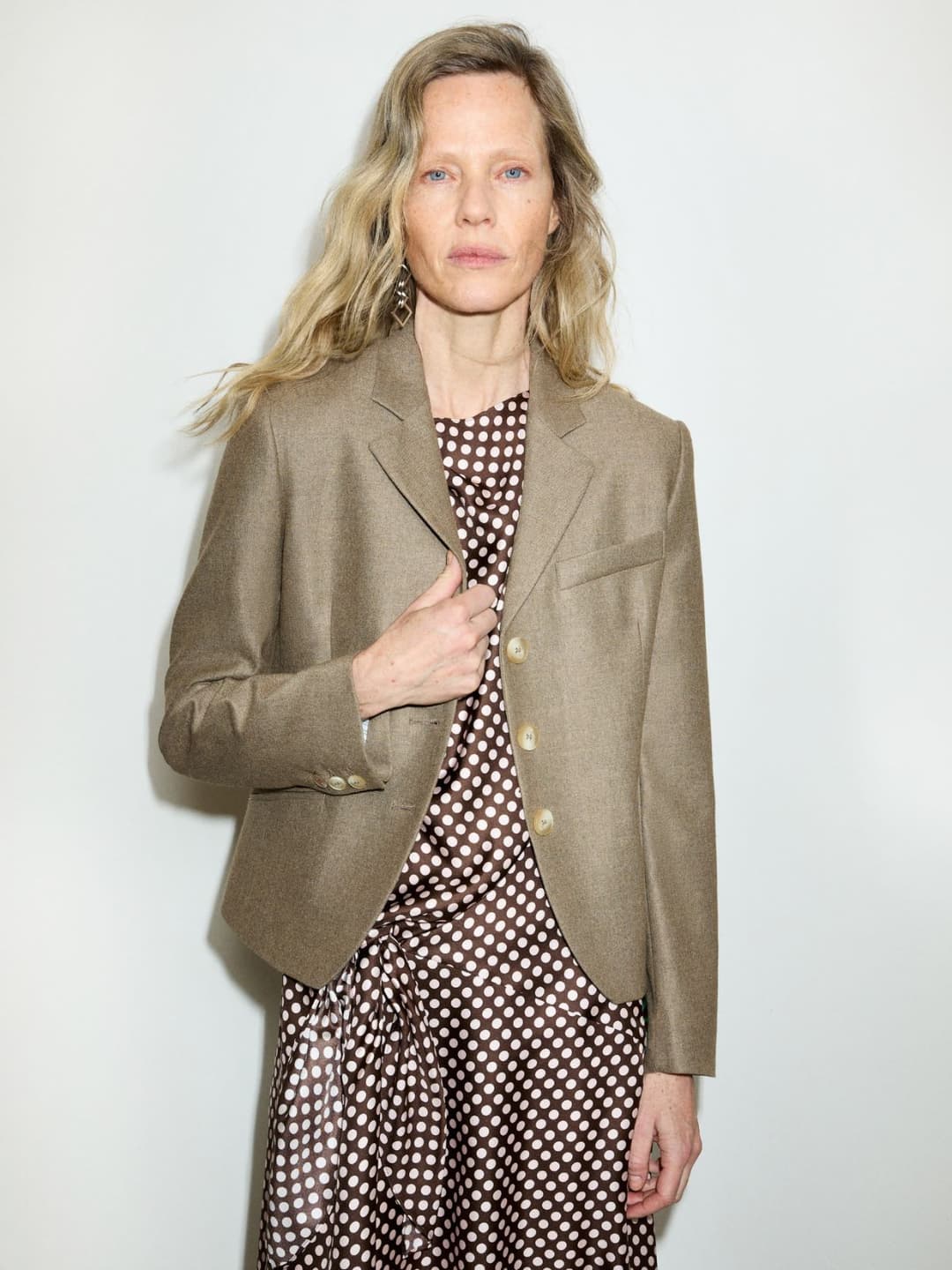 Blazer slim in flanella | Max&Co Blazer slim in flanella - vista alternativa - 9 | Max&Co