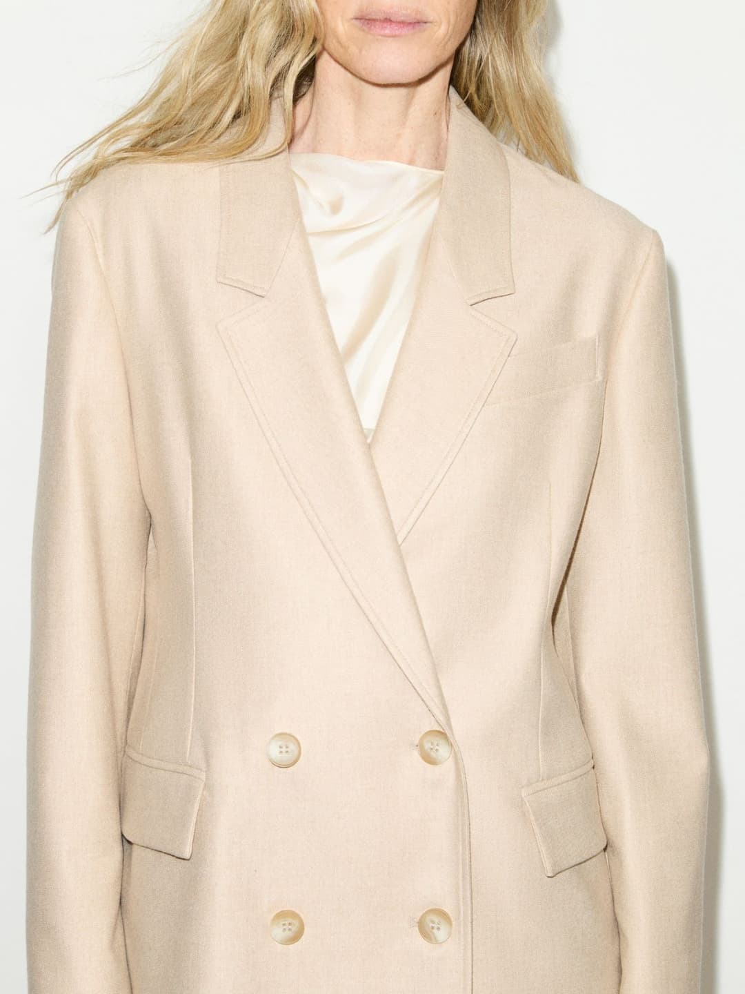 Blazer doppiopetto in flanella | Max&Co Blazer doppiopetto in flanella - vista alternativa - 16 | Max&Co