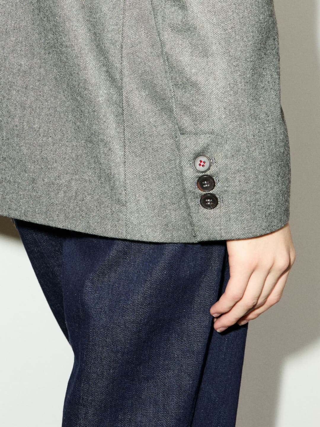 Blazer doppiopetto in flanella | Max&Co Blazer doppiopetto in flanella - vista alternativa - 1 | Max&Co