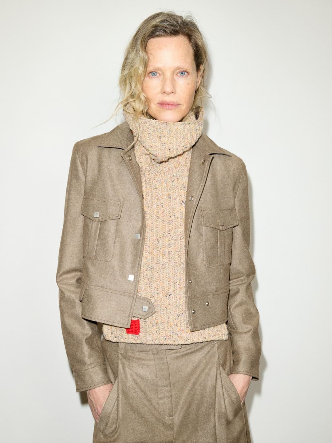 Giacca cropped in flanella | Max&Co Giacca cropped in flanella - vista alternativa - 30 | Max&Co