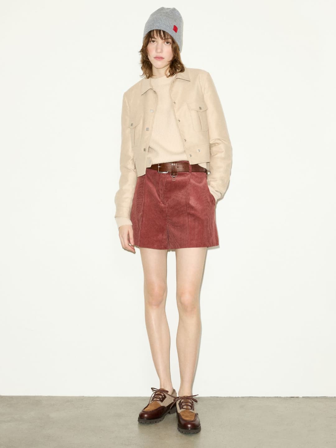 Giacca cropped in flanella | Max&Co Giacca cropped in flanella - vista alternativa - 3 | Max&Co