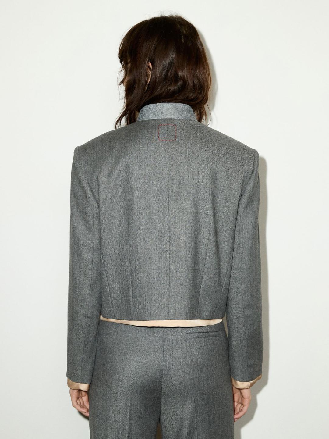 Giacca cropped in blend di lana | Max&Co Giacca cropped in blend di lana - vista alternativa - 18 | Max&Co