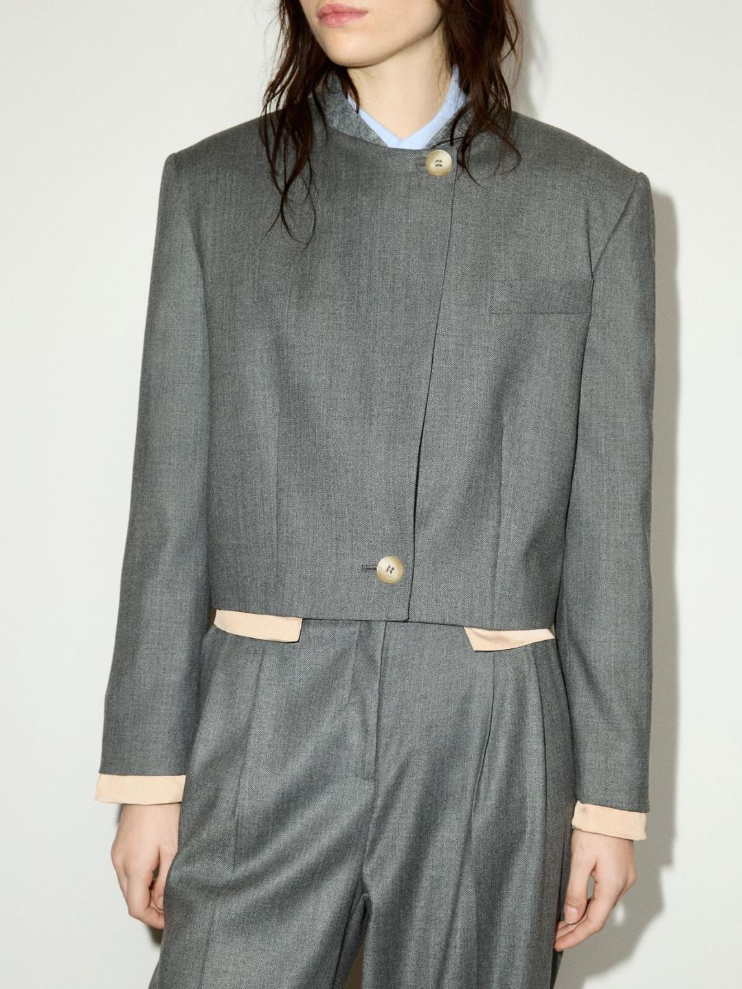 Giacca cropped in blend di lana | Max&Co Giacca cropped in blend di lana - vista alternativa - 18 | Max&Co