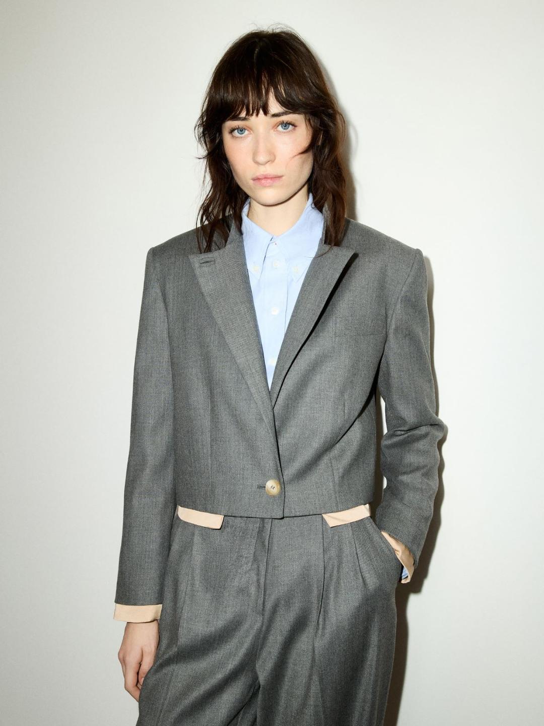Giacca cropped in blend di lana | Max&Co Giacca cropped in blend di lana - vista alternativa - 18 | Max&Co