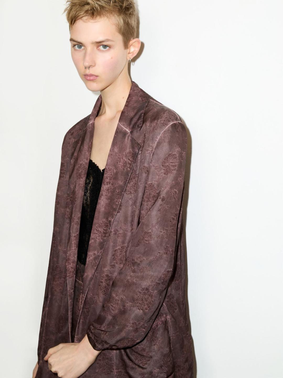 Blazer jacquard fluido | Max&Co Blazer jacquard fluido - vista alternativa - 26 | Max&Co