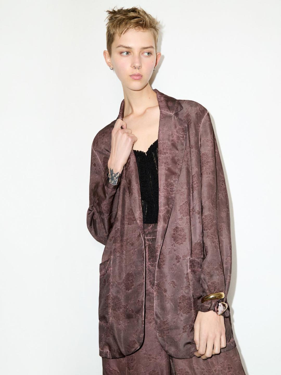 Blazer jacquard fluido | Max&Co Blazer jacquard fluido - vista alternativa - 26 | Max&Co