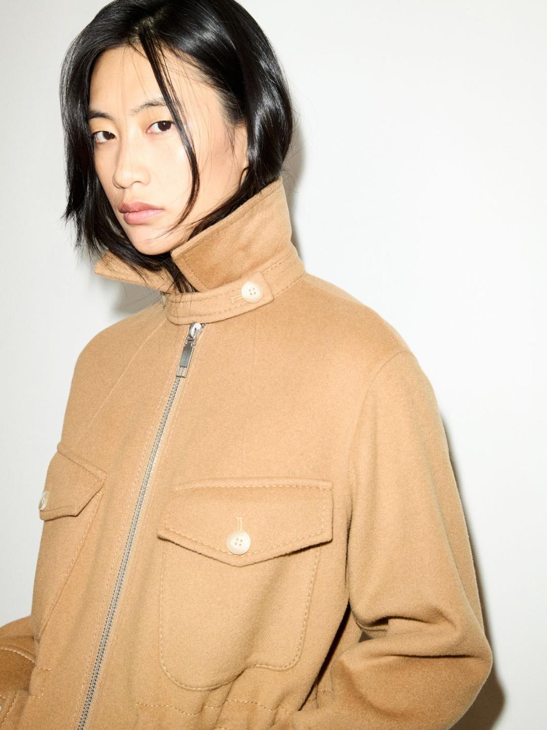 Field jacket in lana double | Max&Co Field jacket in lana double - vista alternativa - 17 | Max&Co
