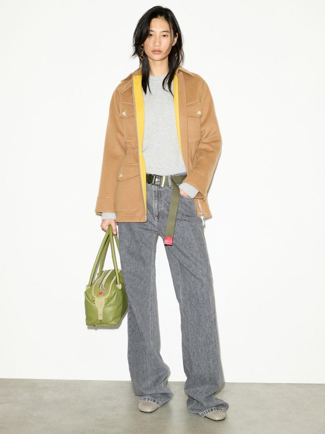 Field jacket in lana double | Max&Co Field jacket in lana double - vista alternativa - 17 | Max&Co