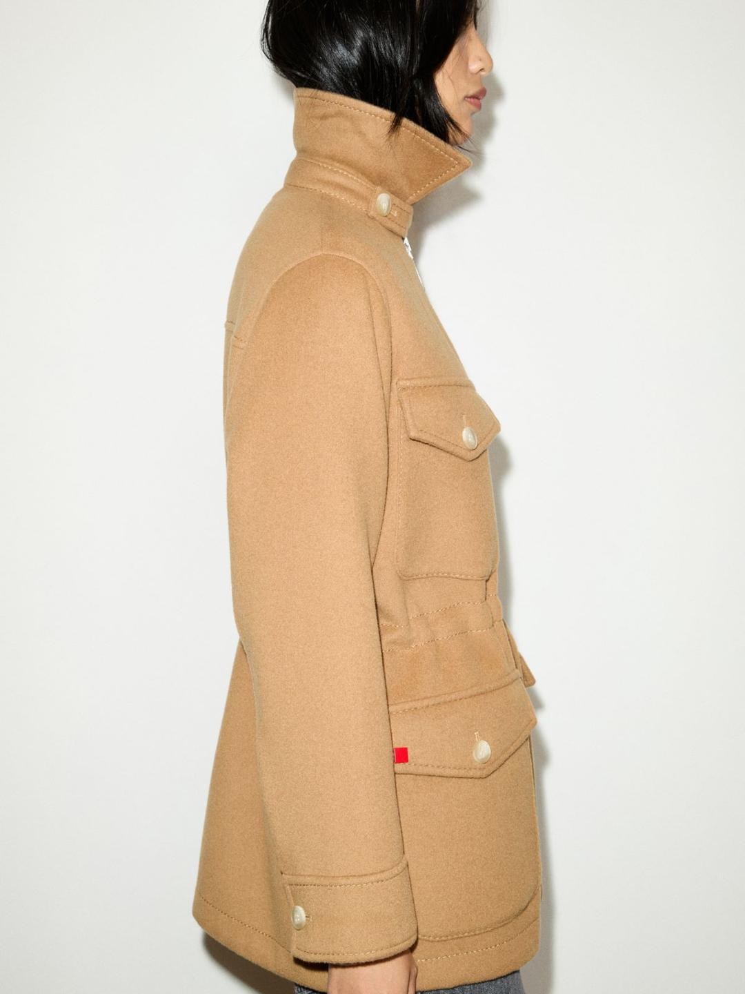 Field jacket in lana double | Max&Co Field jacket in lana double - vista alternativa - 17 | Max&Co
