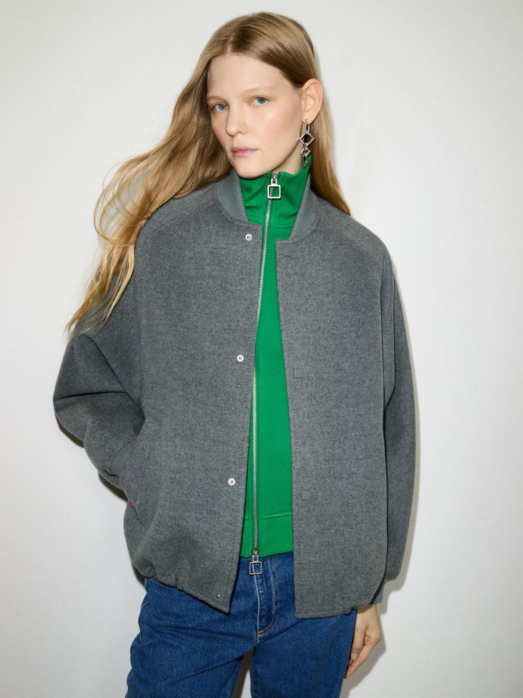Bomber in lana double | Max&Co Bomber in lana double - vista alternativa - 2 | Max&Co