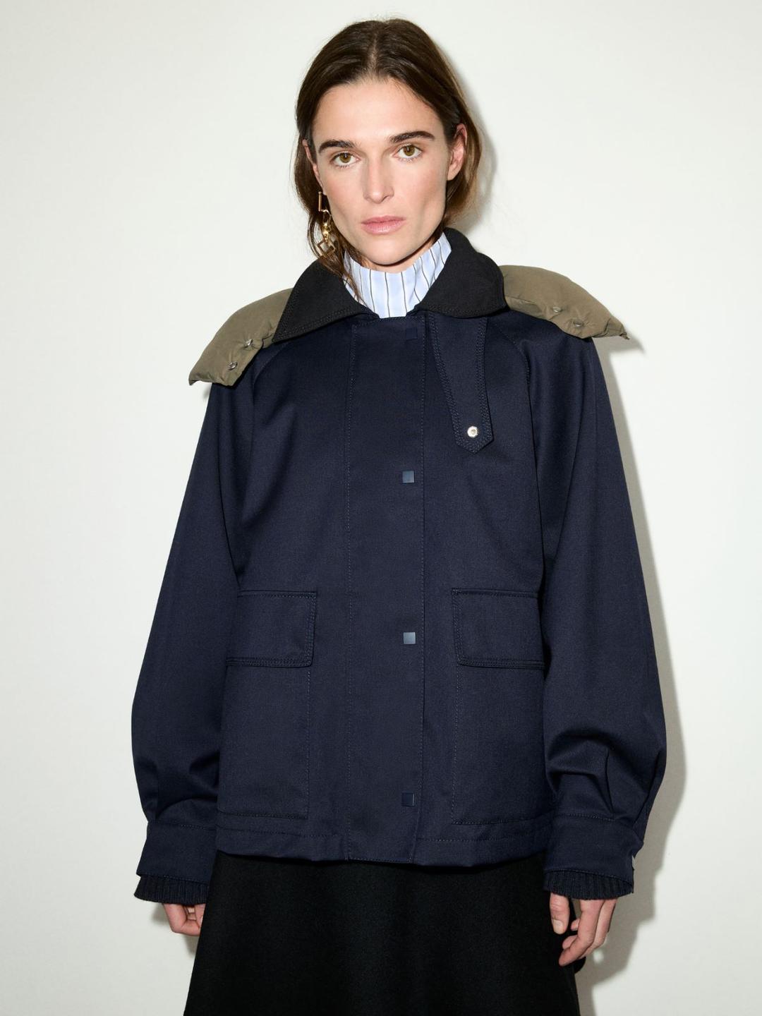 Barn jacket in gabardine | Max&Co Barn jacket in gabardine - vista alternativa - 7 | Max&Co