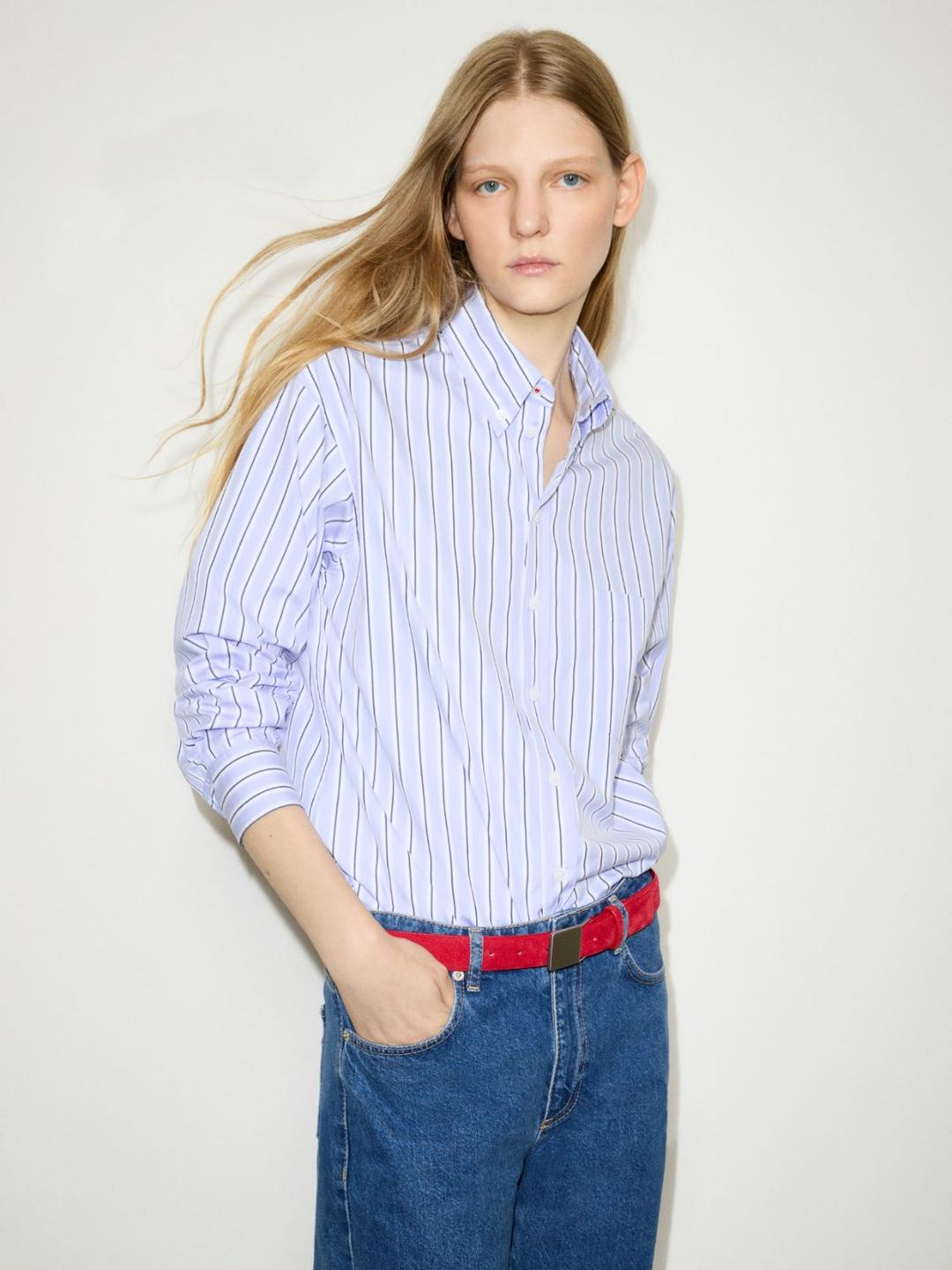 Camicia in popeline di cotone | Max&Co Camicia in popeline di cotone - vista alternativa - 6 | Max&Co