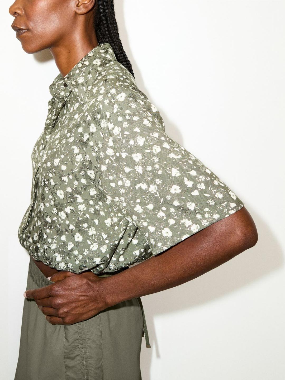 Camicia in tessuto jacquard | Max&Co Camicia in tessuto jacquard - vista alternativa - 28 | Max&Co