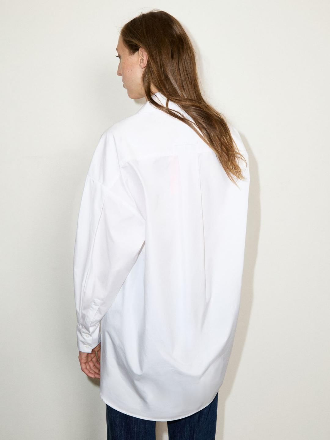 Camicia oversize in popeline | Max&Co Camicia oversize in popeline - vista alternativa - 6 | Max&Co