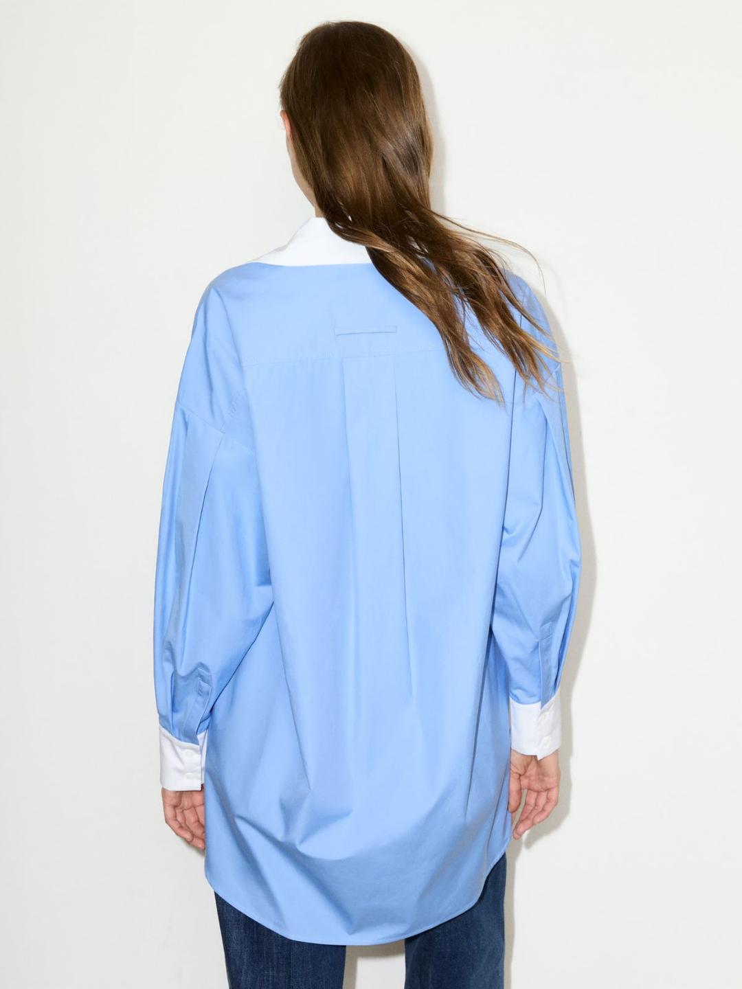 Camicia oversize in popeline | Max&Co Camicia oversize in popeline - vista alternativa - 4 | Max&Co