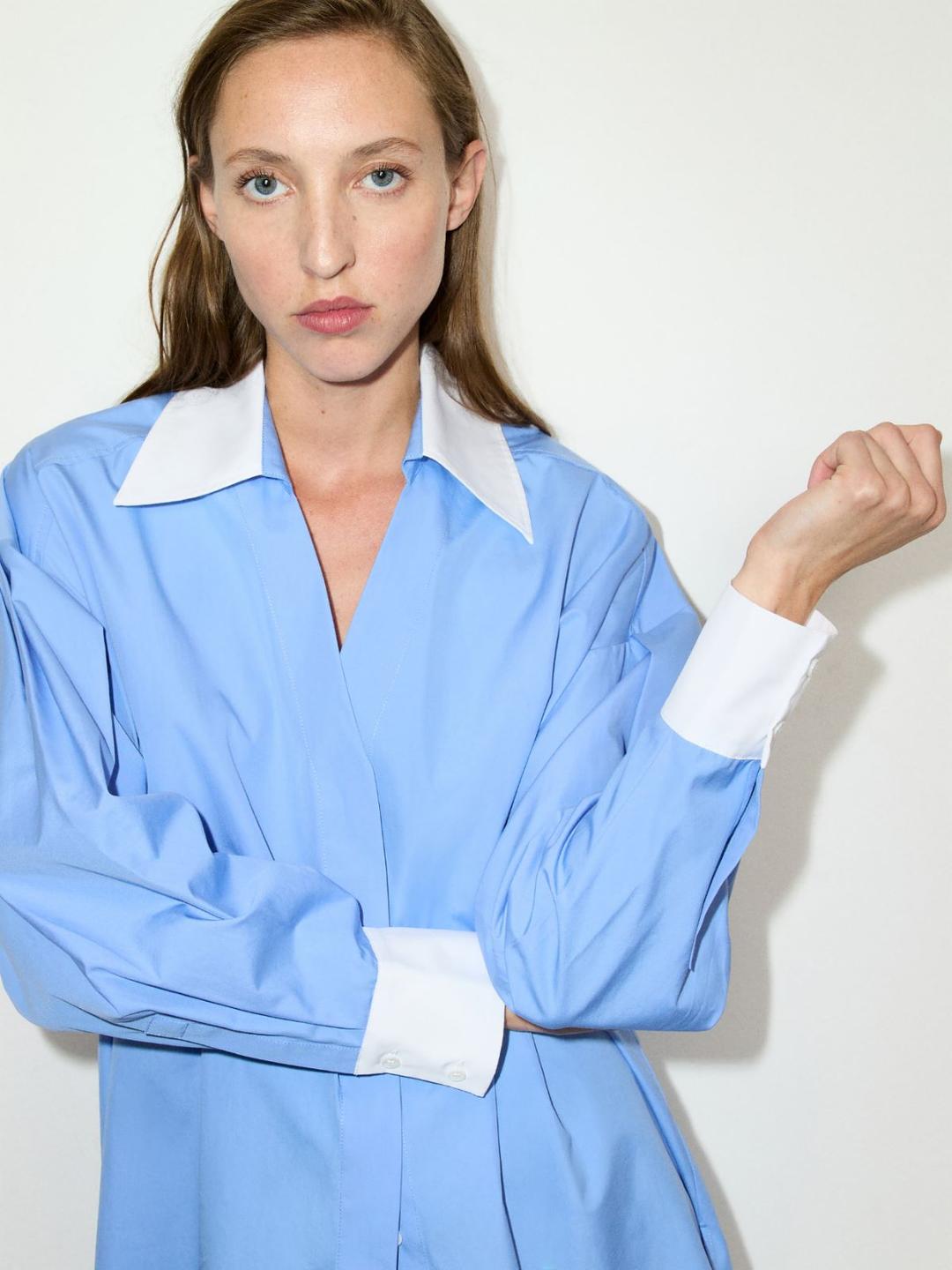 Camicia oversize in popeline | Max&Co Camicia oversize in popeline - vista alternativa - 4 | Max&Co