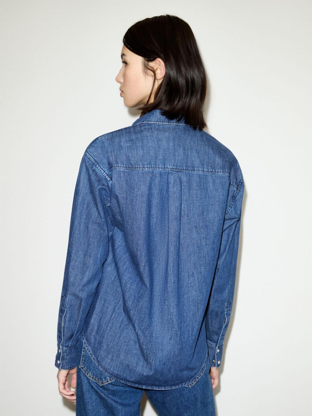 Camicia in denim leggero | Max&Co Camicia in denim leggero - vista alternativa - 1 | Max&Co