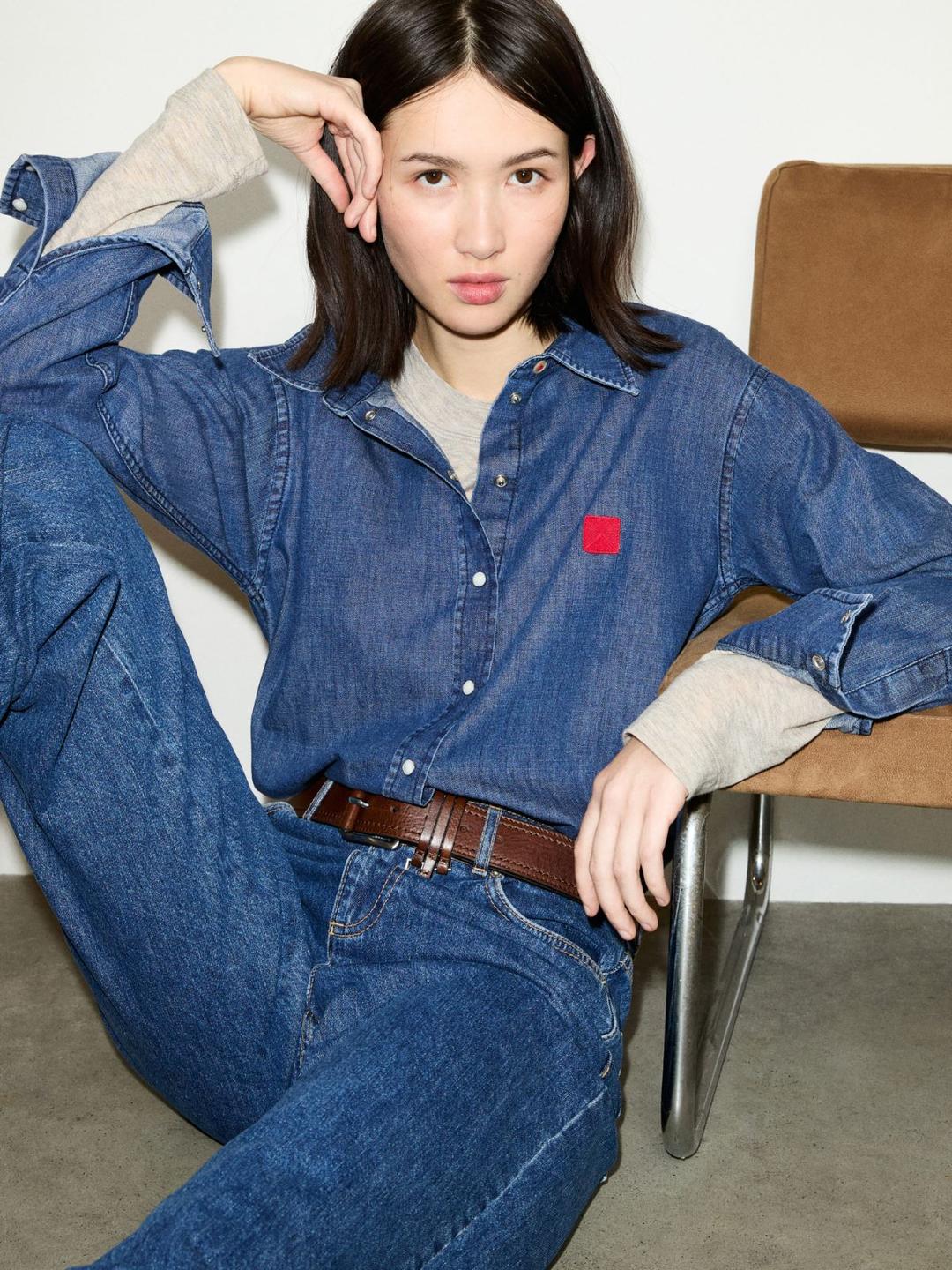 Camicia in denim leggero | Max&Co Camicia in denim leggero - vista alternativa - 1 | Max&Co