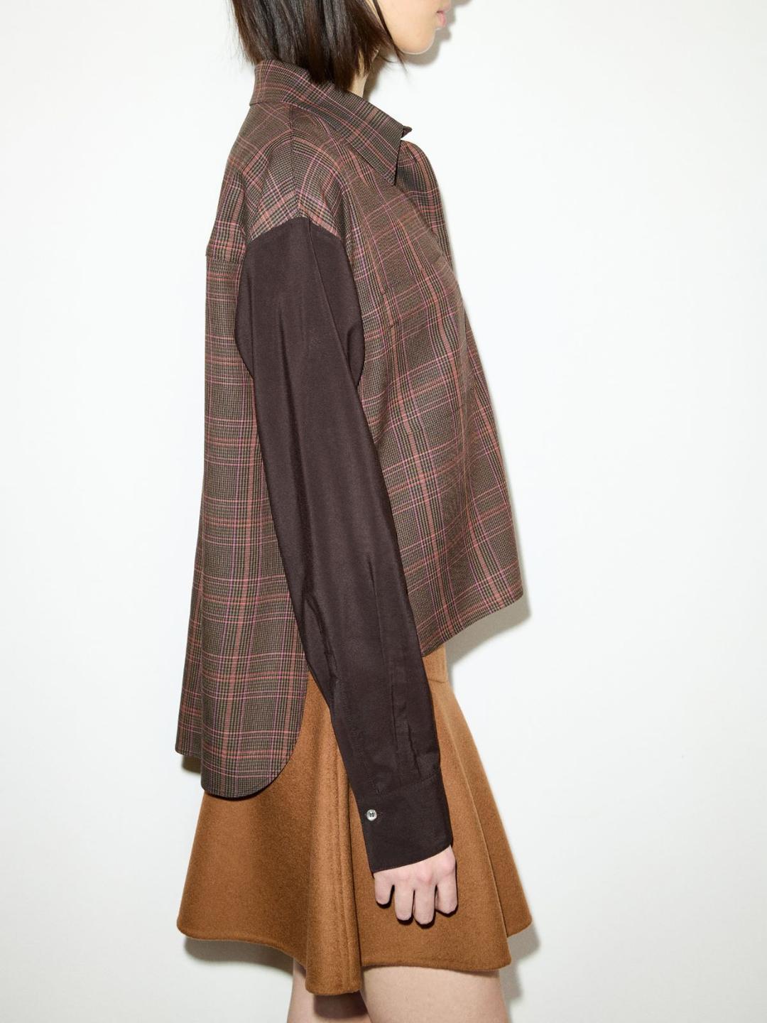Camicia a disegno check | Max&Co Camicia a disegno check - vista alternativa - 12 | Max&Co