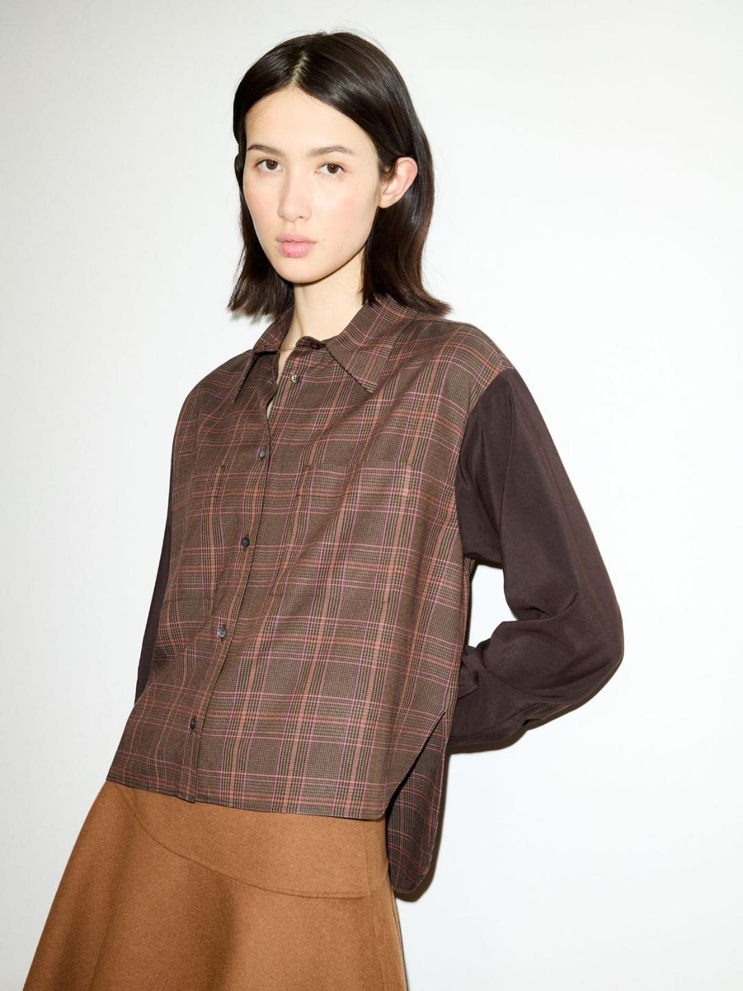 Camicia a disegno check | Max&Co Camicia a disegno check - vista alternativa - 12 | Max&Co