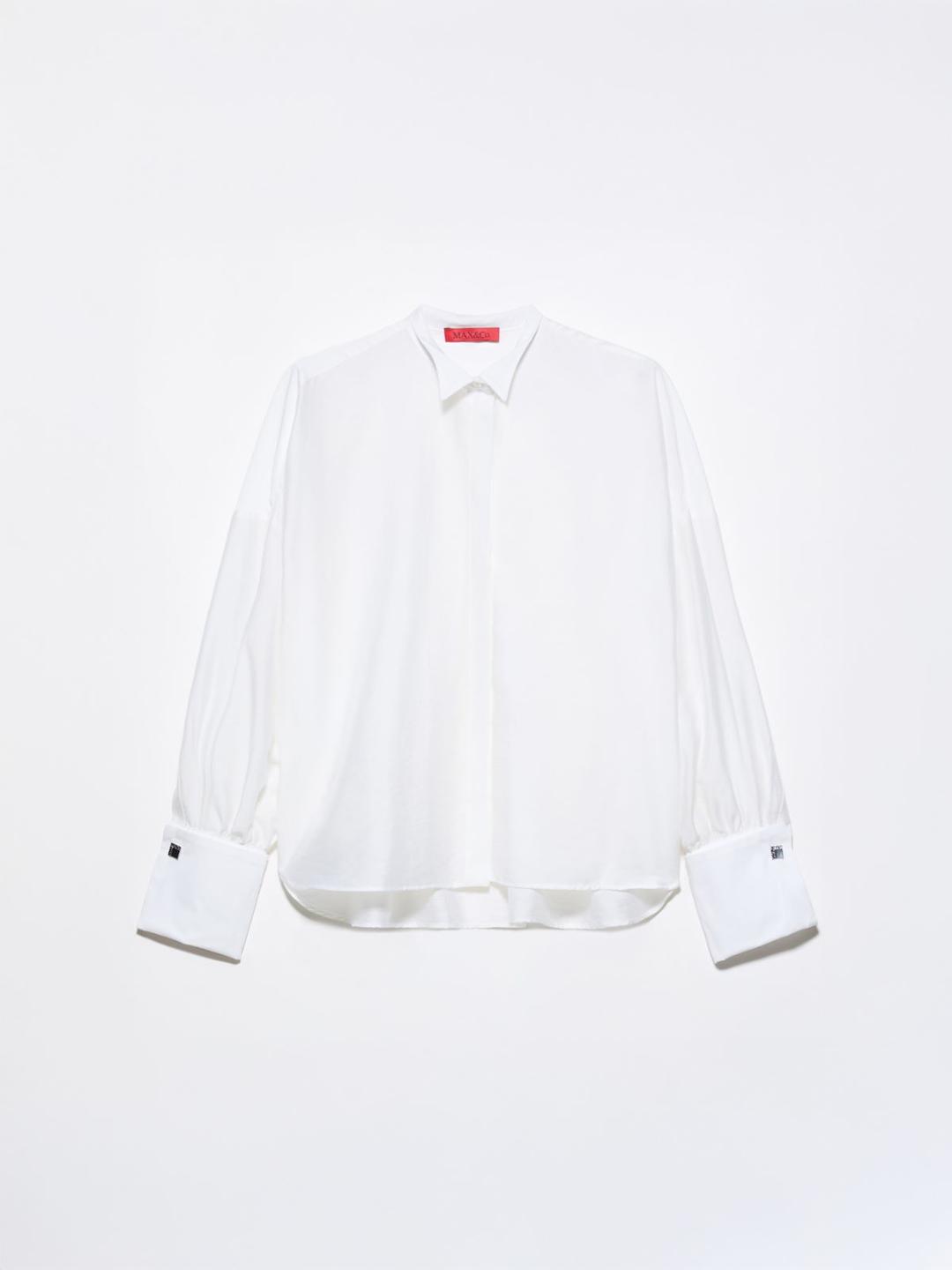 Camicia in voile con gemelli | Max&Co Camicia in voile con gemelli | Max&Co