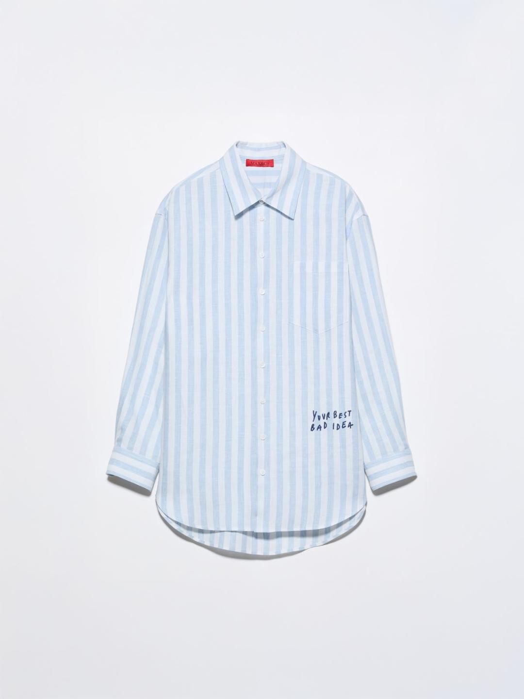 Camicia in lino con ricamo | Max&Co Camicia in lino con ricamo | Max&Co