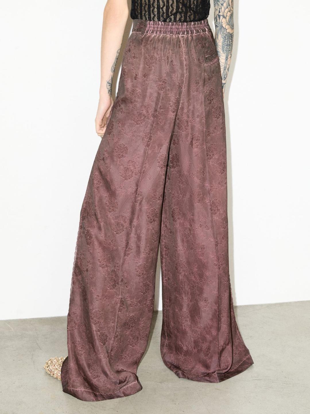 Pantaloni jacquard fluidi | Max&Co Pantaloni jacquard fluidi - vista alternativa - 9 | Max&Co