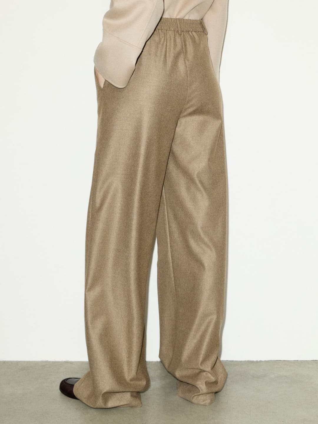 Pantaloni ampi in flanella | Max&Co Pantaloni ampi in flanella - vista alternativa - 7 | Max&Co