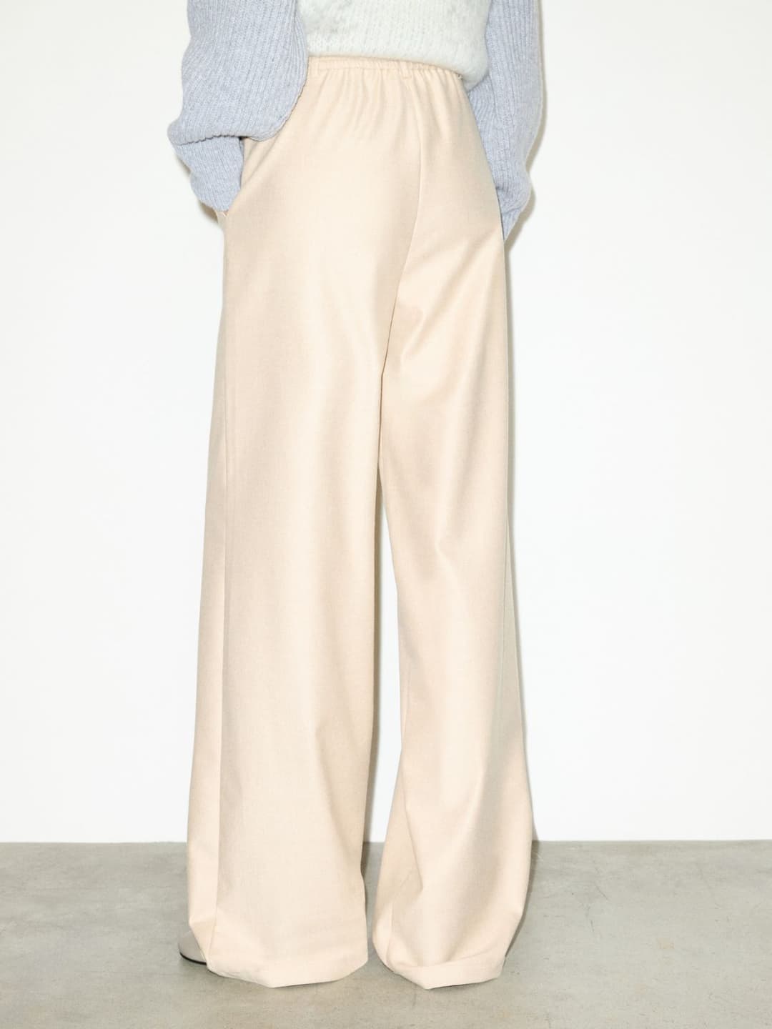 Pantaloni ampi in flanella | Max&Co Pantaloni ampi in flanella - vista alternativa - 8 | Max&Co