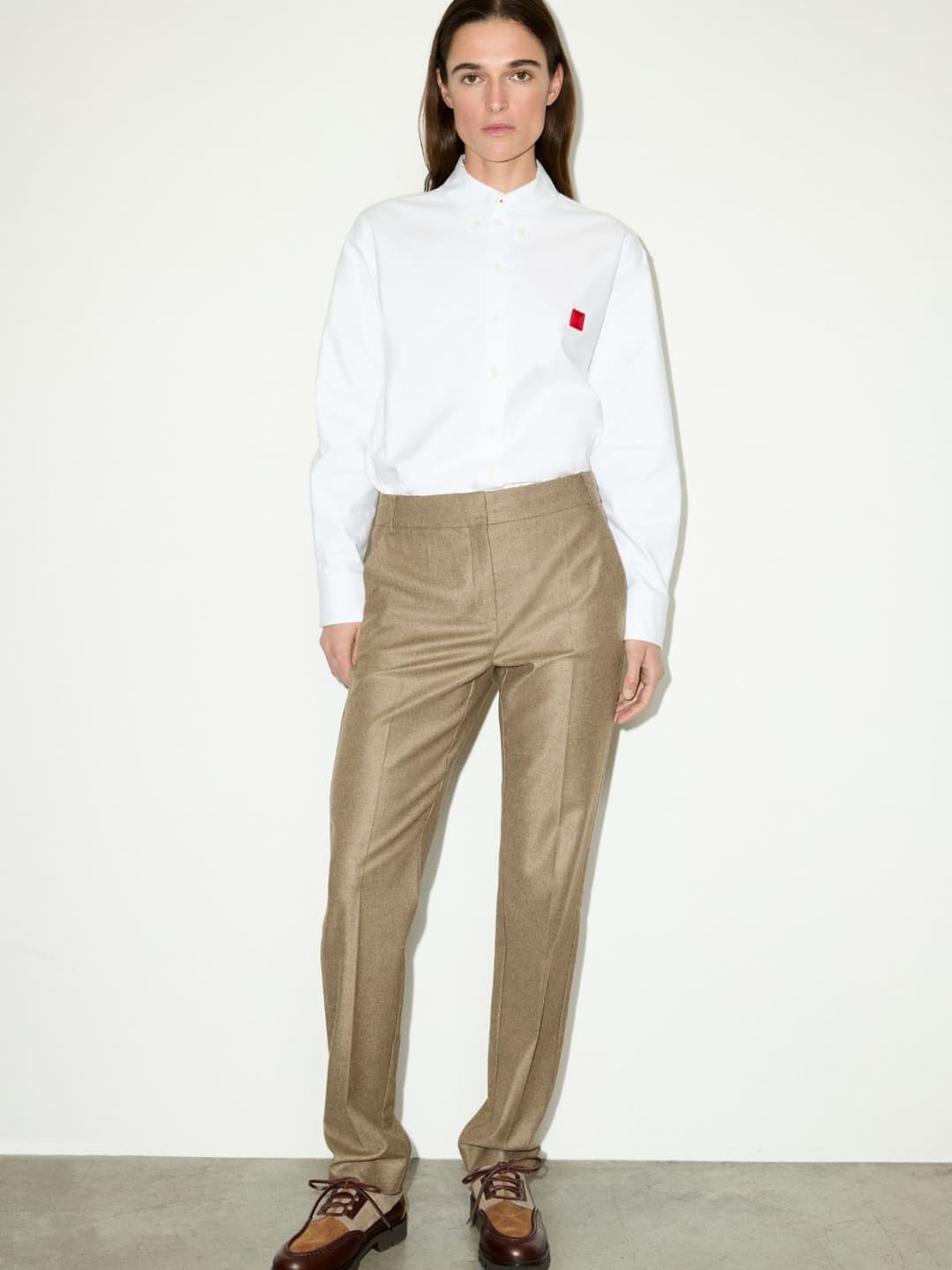 Pantaloni slim in flanella | Max&Co Pantaloni slim in flanella - vista alternativa - 5 | Max&Co