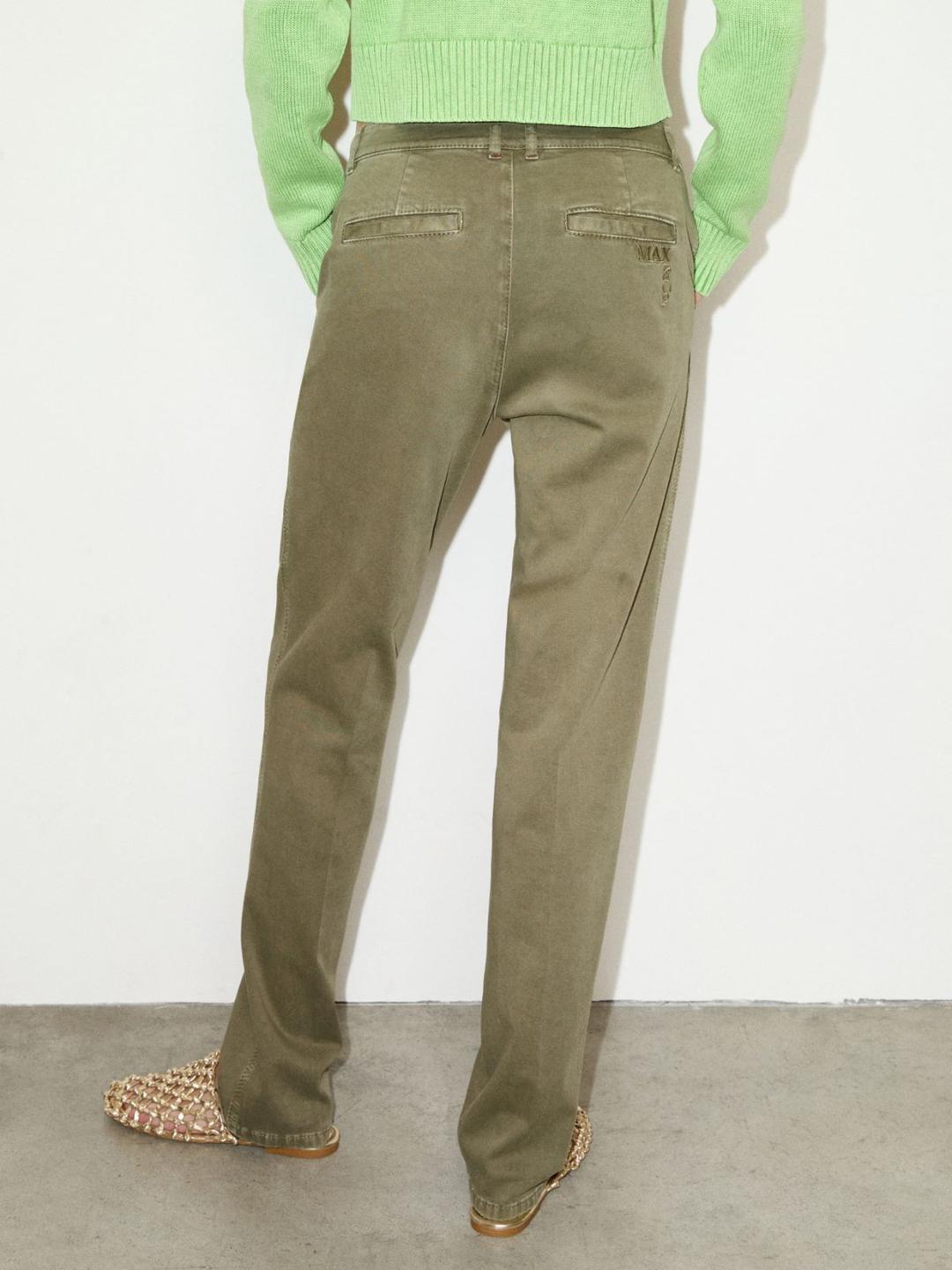 Pantaloni in gabardine di cotone | Max&Co Pantaloni in gabardine di cotone - vista alternativa - 7 | Max&Co
