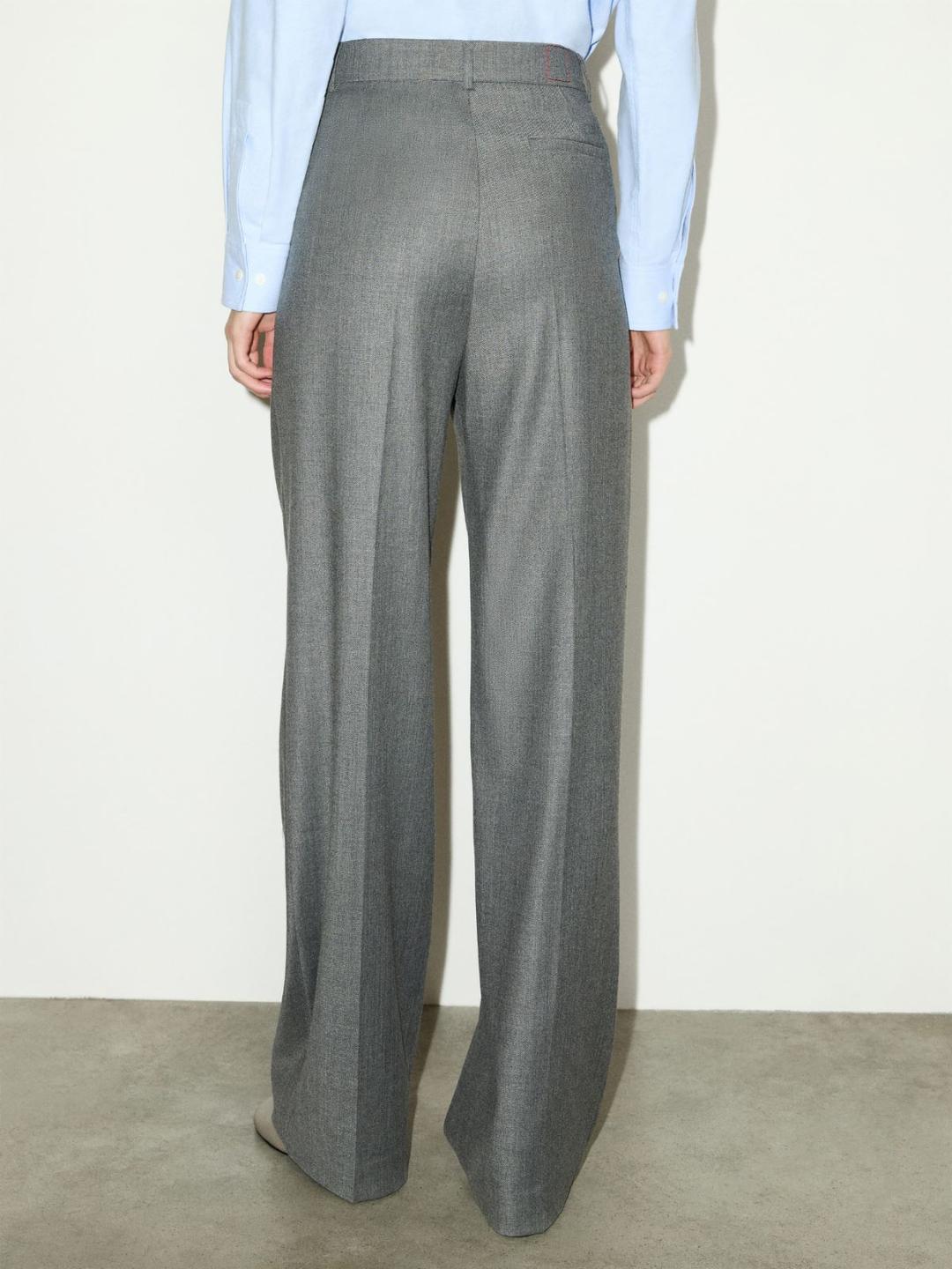 Pantaloni ampi in blend di lana | Max&Co Pantaloni ampi in blend di lana - vista alternativa - 29 | Max&Co